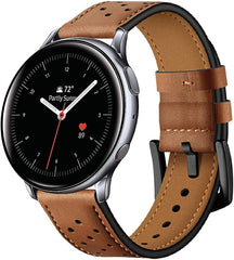 REMIENOK HEYBAND LEATHER SAMSUNG GALAXY WATCH 4 / 5 / 5 PRO / 6 / 7 / FE BROWN