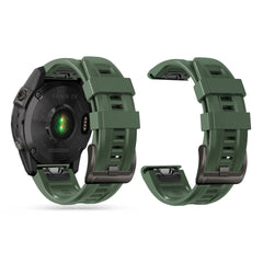 SILIKÓNOVÝ REMIENOK NA GARMIN 22MM FENIX 5 / 6 / 6 PRO / 7 DOOP EXPLORER 22MM ARMY GREEN