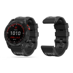 SILIKÓNOVÝ REMIENOK NA GARMIN 26MM FENIX 3 / 5X / 3HR / 5X PLUS / 6X / 6X PRO / 7X DOOP EXPLORER BLACK