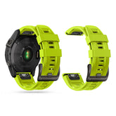 SILIKÓNOVÝ REMIENOK NA GARMIN 26MM FENIX 3 / 5X / 3HR / 5X PLUS / 6X / 6X PRO / 7X DOOP EXPLORER GREEN