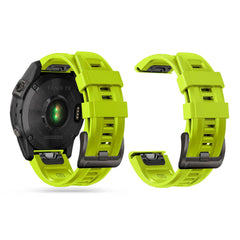 SILIKÓNOVÝ REMIENOK NA GARMIN 26MM FENIX 3 / 5X / 3HR / 5X PLUS / 6X / 6X PRO / 7X DOOP EXPLORER GREEN