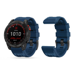 SILIKÓNOVÝ REMIENOK NA GARMIN 26MM FENIX 3 / 5X / 3HR / 5X PLUS / 6X / 6X PRO / 7X DOOP EXPLORER NAVY BLUE
