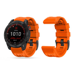 SILIKÓNOVÝ REMIENOK NA GARMIN 22MM FENIX 5 / 6 / 6 PRO / 7 DOOP EXPLORER 22MM ORANGE
