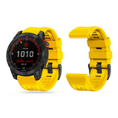 SILIKÓNOVÝ REMIENOK NA GARMIN 22MM FENIX 5 / 6 / 6 PRO / 7 DOOP EXPLORER 22MM YELLOW