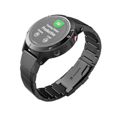 KOVOVÝ REMIENOK NA GARMIN 22MM FENIX 5 / 6 / 6 PRO / 7 DOOP STEELBAND GARMIN BLACK