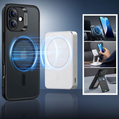 KRYT ESR CLASSIC HYBRID HALOLOCK MAGSAFE & TEMPERED GLASS IPHONE 16 FROSTED BLACK