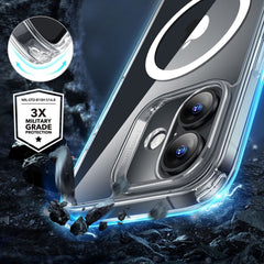 ESR CLASSIC HYBRID HALOLOCK MAGSAFE & TEMPERED GLASS IPHONE 16 PLUS CLEAR