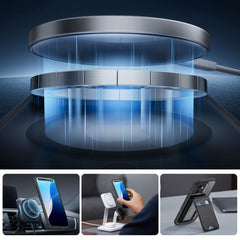 KRYT ESR CLASSIC PRO SET HALOLOCK MAGSAFE IPHONE 16 FROSTED BLACK