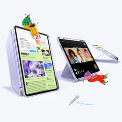 KRYT ESR FLIP HYBRID IPAD AIR 13” 1 / 2 / 2024-2025 PURPLE