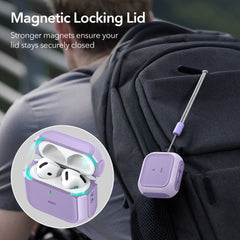 PUZDRO ESR ORBIT HALOLOCK MAGSAFE APPLE AIRPODS 4 PURPLE