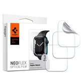 3X OCHRANNÁ FÓLIA NA APPLE WATCH 4 / 5 / 6 / 7 / 8 / 9 / SE 44 / 45 MM SPIGEN NEO FLEX 3-PACK CLEAR