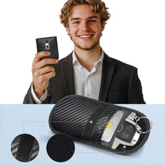 TECH-PROTECT KLR100 POUCH KEYLESS RFID SIGNAL BLOCKER CASE CARBON