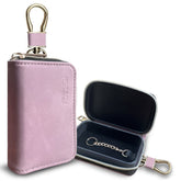 FARADAYA TECH-PROTECT KLR300 POUCH KEYLESS RFID SIGNAL BLOCKER CASE BABY PINK