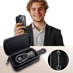 FARADAYA TECH-PROTECT KLR300 POUCH KEYLESS RFID SIGNAL BLOCKER CASE CARBON