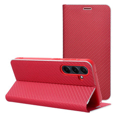 KNIŽKOVÝ KRYT NA XIAOMI REDMI 13C / POCO C65 HEYCASE LUNA WALLET PURE RED