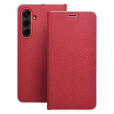KNIŽKOVÝ KRYT NA SAMSUNG GALAXY A55 5G HEYCASE LUNA WALLET PURE RED