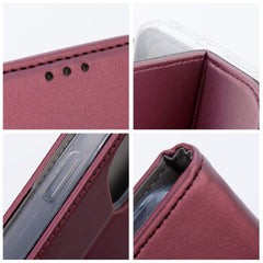 KNIŽKOVÝ KRYT NA OPPO A79 5G HEYCASE WALLET CASE BURGUNDY
