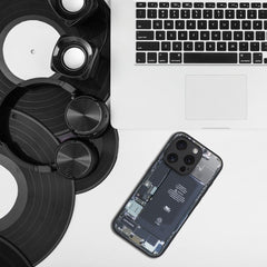 KRYT NA IPHONE 15 PRO HEYCASE ZERO CLEAR / BLACK