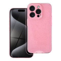 KRYT NA IPHONE 15 PRO HEYCASE GLITTER PINK