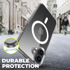 KRYT NA IPHONE 16 HEYCASE MAGSAFE SHOCK DEFENSE CLEAR