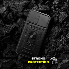 KRYT NA SAMSUNG GALAXY A35 5G HEYCASE CAMSHIELD BLACK