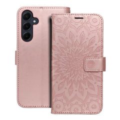 KRYT NA SAMSUNG GALAXY A55 5G HEYCASE MAGNET WALLET MANDALA ROSE GOLD