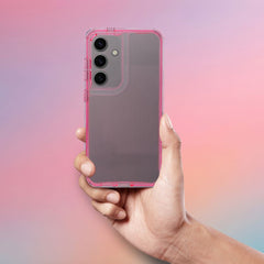 KRYT NA SAMSUNG GALAXY S24 FE HEYCASE MATRIX CLEAR / PINK