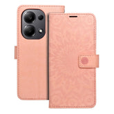 KRYT NA XIAOMI REDMI NOTE 13 PRO 4G / POCO M6 PRO 4G HEYCASE MAGNET WALLET MANDALA PEACH