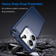 KRYT NA XIAOMI REDMI NOTE 13 PRO PLUS HEYCASE CARBON BLUE