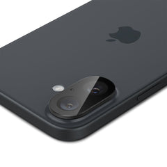 OCHRANNÉ TVRDENÉ SKLO PRE ŠOŠOVKU FOTOAPARÁTU SPIGEN OPTIK GLAS.TR CAMERA PROTECTOR 2-PACK IPHONE 16 / 16 PLUS BLACK
