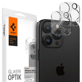 OCHRANA FOTOAPARÁTU SPIGEN OPTIK.TR CAMERA PROTECTOR 2-PACK IPHONE 14 PRO / PRO MAX / 15 PRO / PRO MAX CRYSTAL CLEAR