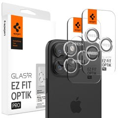 OCHRANA FOTOAPARÁTU SPIGEN OPTIK.TR ”EZ FIT” CAMERA PROTECTOR 2-PACK IPHONE 14 PRO / PRO MAX / 15 PRO / PRO MAX CRYSTAL CLEAR