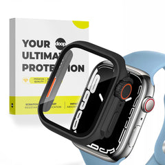 360° OCHRANNÉ PUZDRO NA APPLE WATCH 44 MM DOOP DEFENSE 360GUARD BLACK/ORANGE