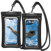 VODOTESNÉ PUZDRO SPIGEN A610 UNIVERSAL WATERPROOF FLOAT CASE 2-PACK BLACK