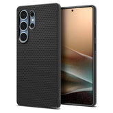 KRYT SPIGEN LIQUID AIR GALAXY S25 ULTRA MATTE BLACK