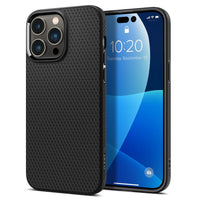 KRYT SPIGEN LIQUID AIR IPHONE 14 PRO MATTE BLACK