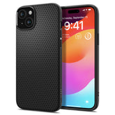KRYT SPIGEN LIQUID AIR IPHONE 15 PLUS MATTE BLACK