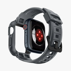 REMIENOK SPIGEN RUGGED ARMOR ”PRO” APPLE WATCH 4 / 5 / 6 / 7 / 8 / 9 / SE (44 / 45 MM) DARK GREY