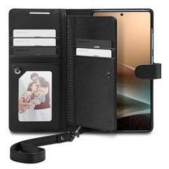 KRYT SPIGEN WALLET ”S” GALAXY S25 ULTRA BLACK