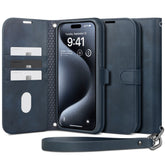 KNIŽKOVÝ KRYT SPIGEN WALLET ”S” PRO IPHONE 15 PRO NAVY