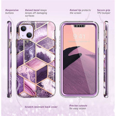 KRYT SUPCASE COSMO IPHONE 14 PLUS MARBLE PURPLE