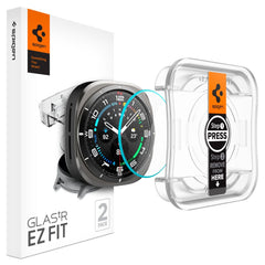 TVRDENÉ SKLO SPIGEN GLAS.TR ”EZ-FIT” 2-PACK GALAXY WATCH ULTRA (47 MM) CLEAR