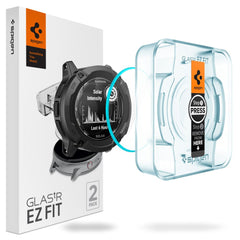 TVRDENÉ SKLO NA GARMIN INSTINCT 2X SOLAR SPIGEN GLAS.TR ”EZ FIT” 2-PACK CLEAR