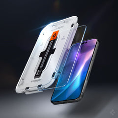TVRDENÉ SKLO SPIGEN GLAS.TR ”EZ FIT” 2-PACK IPHONE 14 PRO CLEAR