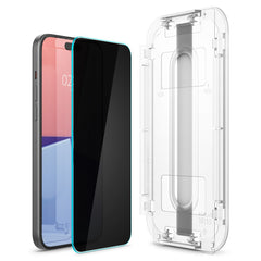 TVRDENÉ SKLO SPIGEN GLAS.TR ”EZ FIT” 2-PACK IPHONE 15 PRIVACY