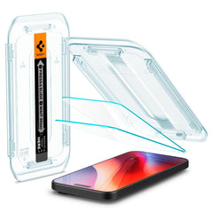 2X TVRDENÉ SKLO SPIGEN GLAS.TR ”EZ FIT” 2-PACK IPHONE 16 PRO CLEAR