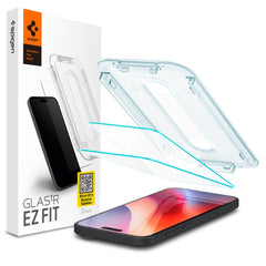 2X TVRDENÉ SKLO SPIGEN GLAS.TR ”EZ FIT” 2-PACK IPHONE 16 PRO CLEAR