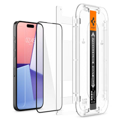 TVRDENÉ SKLO SPIGEN GLAS.TR ”EZ FIT” FC IPHONE 15 PRO MAX BLACK