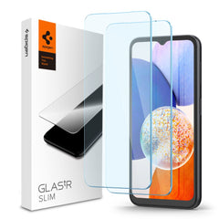 TVRDENÉ SKLO SPIGEN GLAS.TR SLIM 2-PACK GALAXY A15 4G / 5G / A25 5G CLEAR