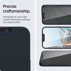 TVRDENÉ SKLO SPIGEN GLAS.TR SLIM IPHONE 13 / 13 PRO PRIVACY